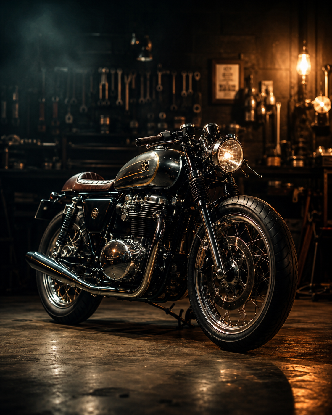 Inside the AMK Motorpart Collection workshop